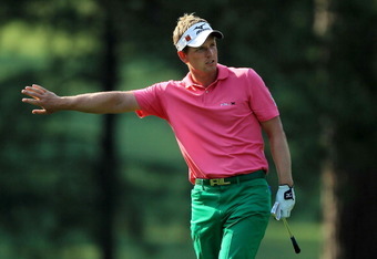 luke donald looking like a dufus
